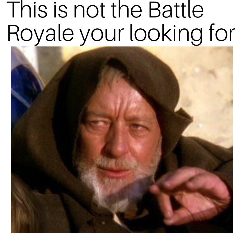 BuffaloXBack's tweet photo. When I hear whispers of a battle royal mode in the upcoming @Battlefield game. #jedimindtrick @hleagueofficial  @NIBITintheBOSCH @_MadeManMafia https://t.co/9cjYttt07m