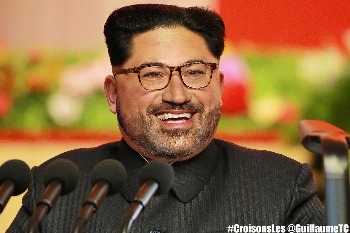 GuillaumeTC's tweet photo. @jimmykimmel @TIME Kimmel Jong Un.
๐
#LetsMixEm
#CroisonsLes https://t.co/qVccYE0a5x