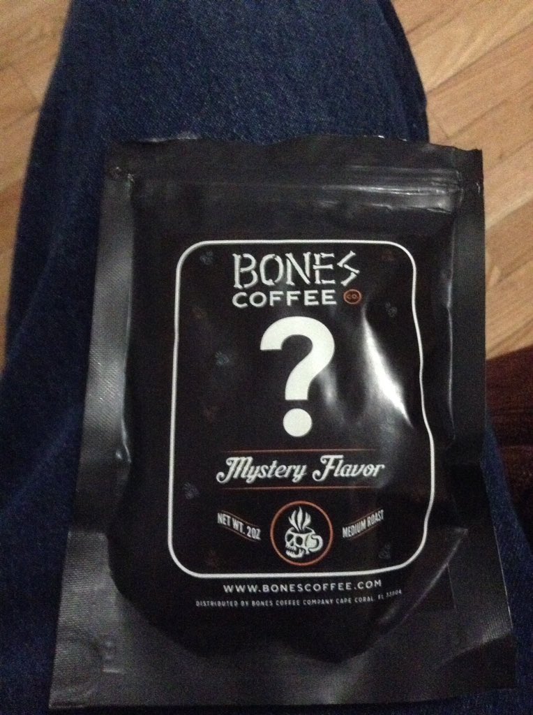 ThatFatZombie's tweet photo. @bonescoffeeco this is delicious! A full breakfast in a mug!! Thank you for having this promotion. I can't wait until I can buy this in a full bag! https://t.co/ks4BRAs4Qr