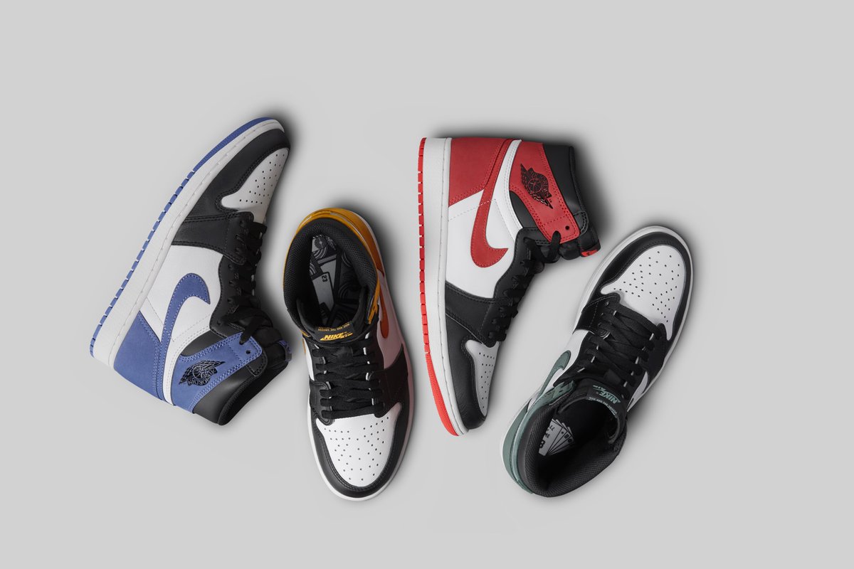 KicksDealsCA's tweet photo. It's official. The "Best Hand in the Game" collection of Air Jordan 1s is releasing globally at select retailers on May 5. As of now we're not expected to receive all four colours but stay tuned here for updates: https://t.co/g7gr3EzkPq https://t.co/EAz7yFctlE