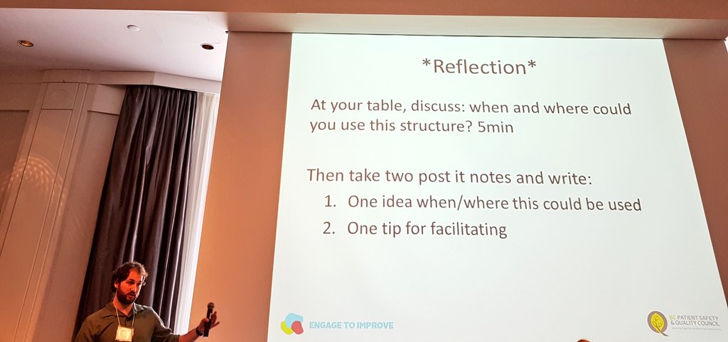 StephMassot's tweet photo. @Ag4ENG &amp; @falroubaiai, I love this idea of co-creating  facilitation tips based on the wisdom in the room after practicing the activities, and... that you'll be sending the tips out in a guide book! @BCPSQC @PatientVoicesBC https://t.co/HjM4T9BATC