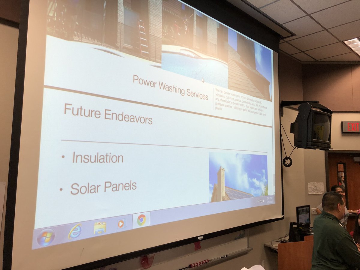 MrsSereno's tweet photo. CAREER DAY!! Over at @mataeagles ( Architecture and Construction- Business owner) thanks to Mr. and Mrs. Viesca for sharing with our students what it takes to Own a successful business. @AliefISD #CareerDay #TheyAreOurFuture https://t.co/HOSEWhDd7u