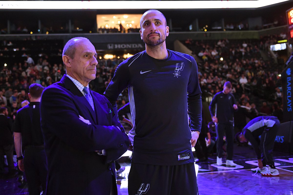 BleacherReport's tweet photo. Gregg Popovich won't coach Game 3 tonight vs. Warriors after death of wife, Ettore Messina will fill in https://t.co/j2f6suYE3i