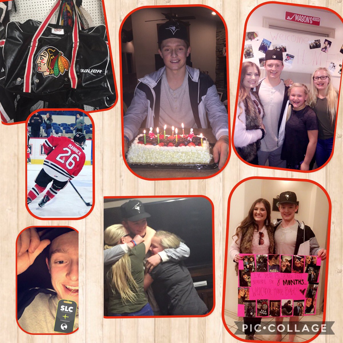 mannek_sharmin's tweet photo. Hockey bag in the garage means one thing! #26 is back in the 801! #mamaishappy #Bettertogether #timetogofishing @mannek90 @redline2190 https://t.co/M6G26vEvmY
