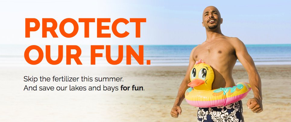 m4changeco's tweet photo. In honor of upcoming #EarthDay, this #TBT goes to one of our favorite campaigns. Here's how we got people in the Tampa Bay area to skip fertilizing during the summer and #ProtectFun. https://t.co/Sgo89oA1rv https://t.co/DqrLgJfNt3