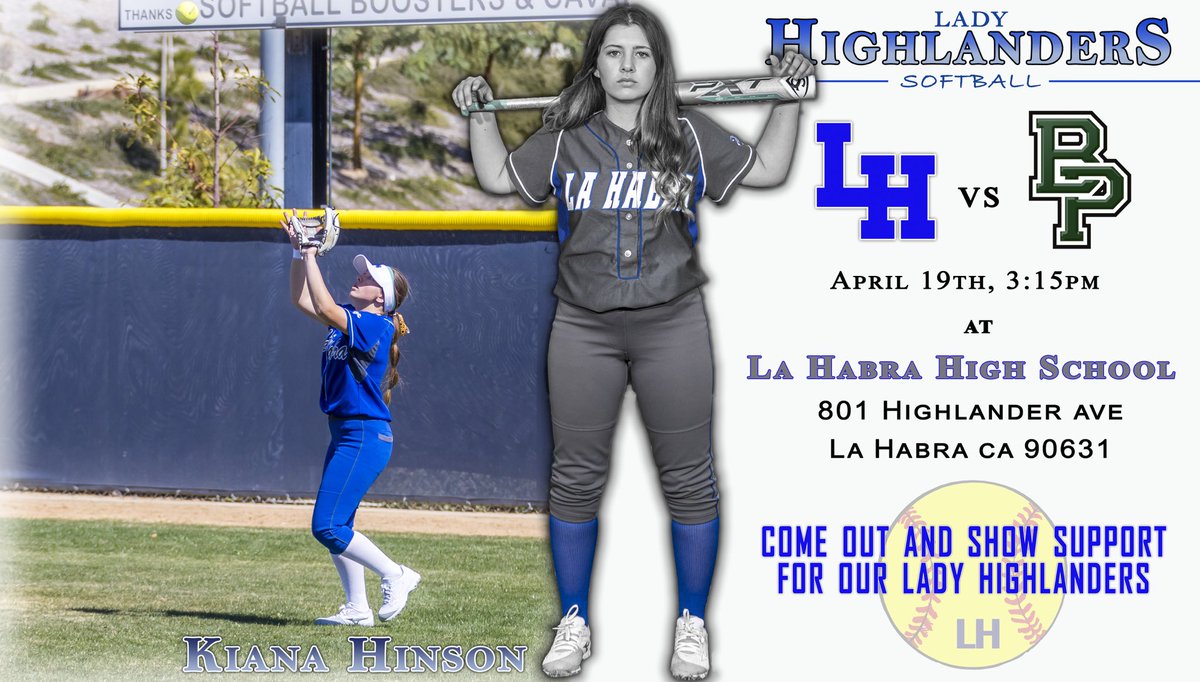 luna_ink_photo's tweet photo. .@LHHS_Softball_ Home game Vs @BuenaParkHS at 3:15. Come out and show support and pick up a Jamba Juice at the same time. @LaHabraHS @kianahinson https://t.co/gAVgQ0OKSC