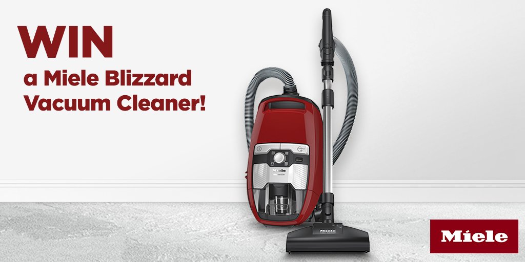 ao's tweet photo. Are you feeling lucky this #FreebieFriday? 🍀 We’re giving away a Miele Blizzard Vacuum Cleaner to help with your #SpringCleaning! For a chance to #WIN, just follow and RT - Good luck! https://t.co/ctFqbeCbZb