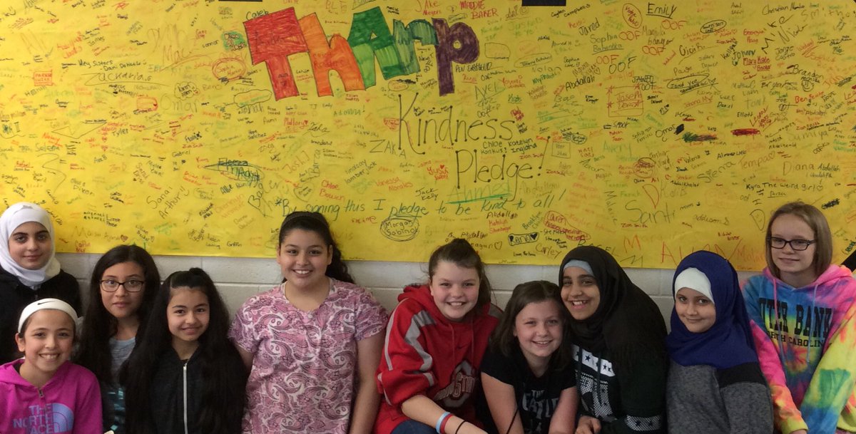 hilliard_tharp's tweet photo. It’s not a new mentality @HilliardSchools (day 146 of the school year), but #HilliardKindness can always be emphasized and a reminder to #BeAboutOthers... 662 students signed our #Kindness pledge. Tomorrow wear ORANGE Tharp Tigers to support #kindness 🐯🐾 https://t.co/CLaw4dNA7e