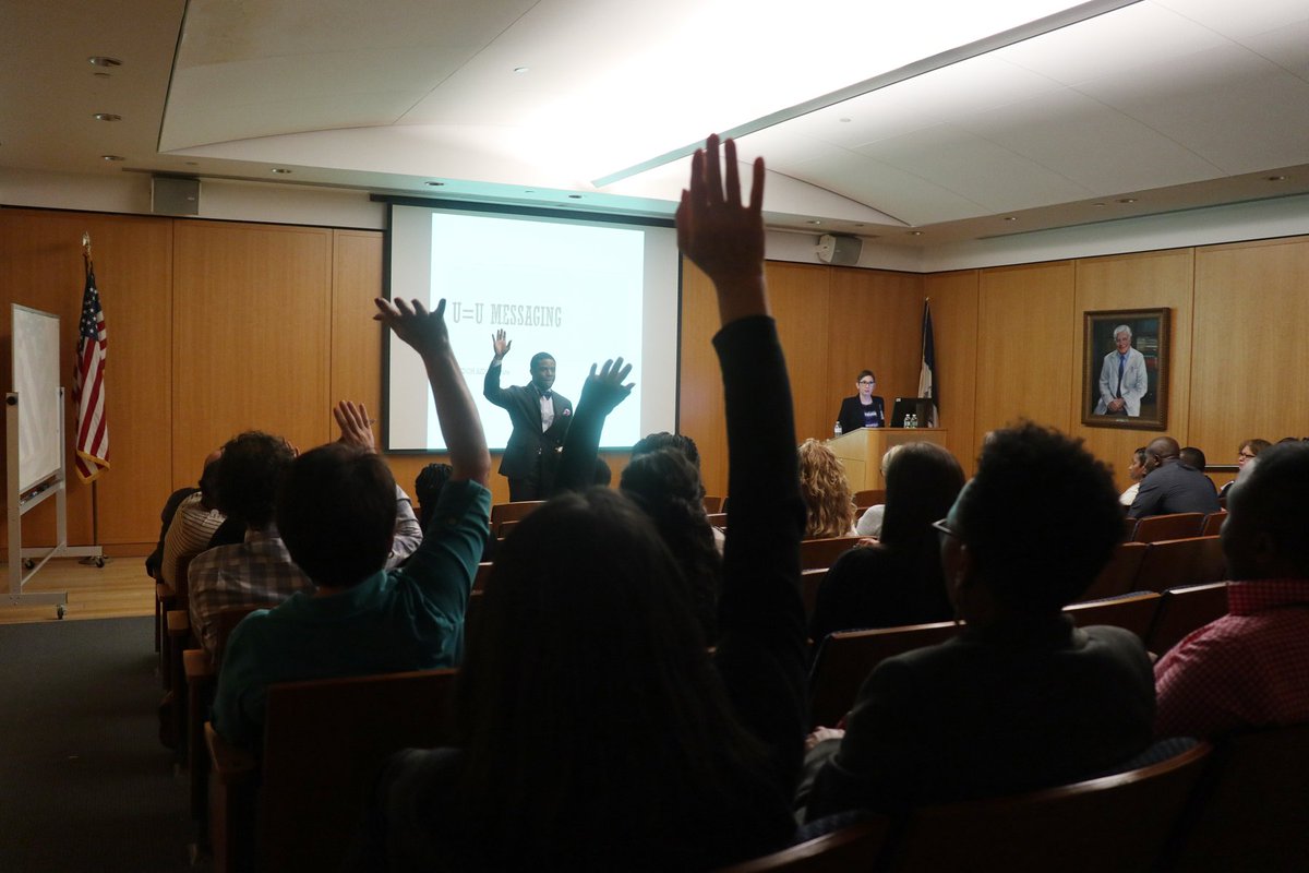 BellevueHosp's tweet photo. Roscoe Boyd II shared his personal journey of confronting HIV stigma and broader implications for our fight against HIV/AIDS. Boyd spoke at staff in-service program @BellevueHosp entitled Orbiting HIV. He is founder &amp; principal of RBI. https://t.co/GNqn2WCwmH