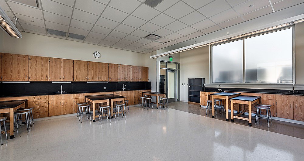 NexlabI's tweet photo. Two new schools for the Louisiana RSD completed in 2017. The Ernest “Dutch” Morial School and Ray Abrams School. @DCasework wood lab casework and tables Installed by @NexlabI! https://t.co/cPzFfNQ1eL