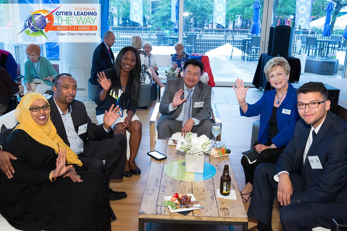 Meet citizen diplomats from around the world learn how cities are leading efforts to create smarter, healthier, and more innovative communities at the #SCIannual in Aurora: sistercities.org/annual-confere… 
 #Diplomacy