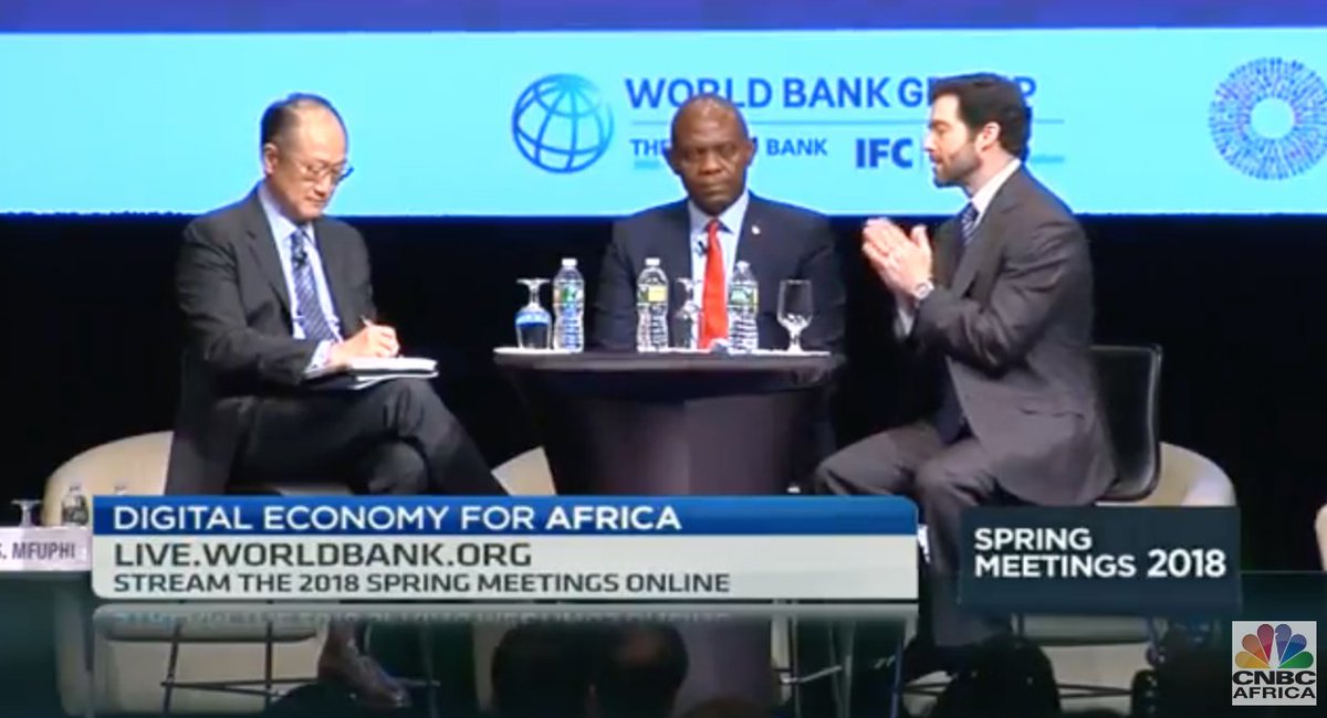 cnbcafrica's tweet photo. The ideas that come from your passion are more likely to succeed - @TonyOElumelu , Chairman @TonyElumeluFDN on the sidelines of the @WorldBank &amp; IMF Spring meetings in Washington DC #DIGITALAFRICA @IFC_org [WATCH ON CNBCAFRICA]- https://t.co/fI2sEZlrYW https://t.co/obZo9gyKxh