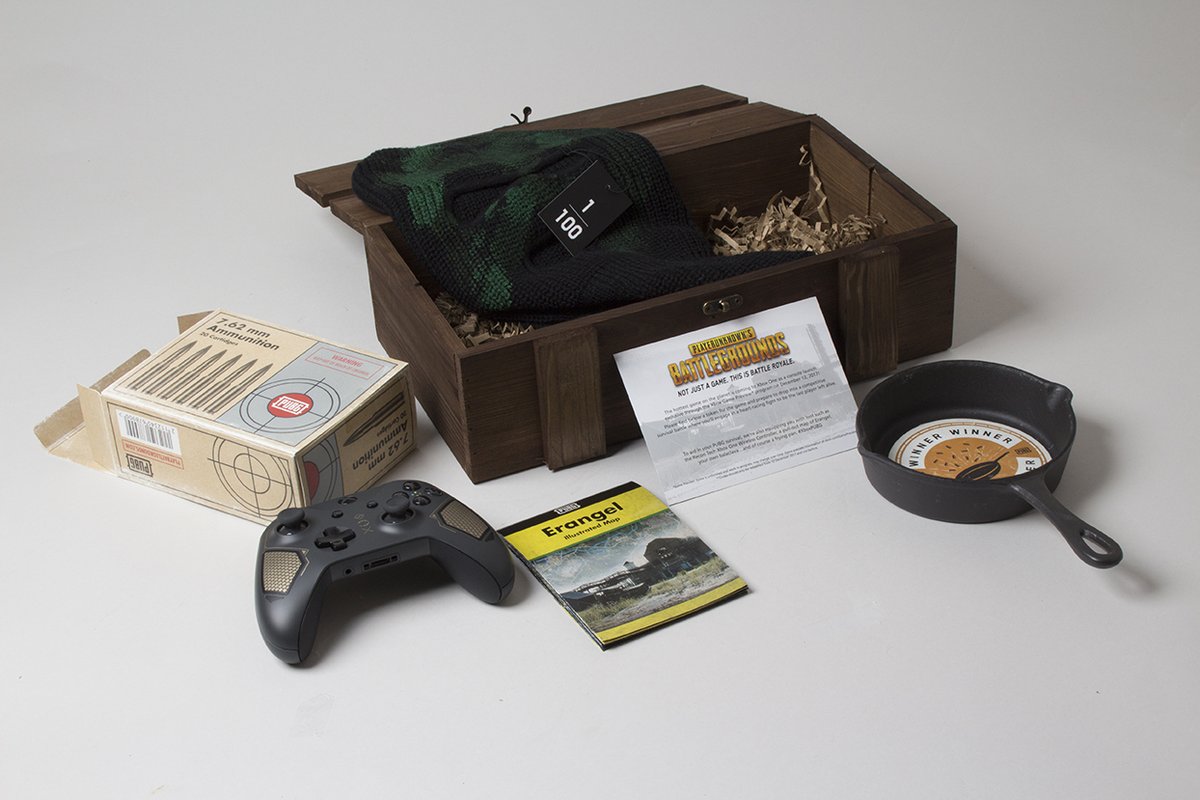 xboxuk's tweet photo. PUBG is now free to play for Xbox Live Gold Members until April 22nd 🎉

To celebrate, Retweet + Follow @XboxUK to be in with the chance of winning EVERYTHING pictured below 🏆

T&amp;C’s here: https://t.co/zpkmfjFpLG https://t.co/XIdEv5JmIj