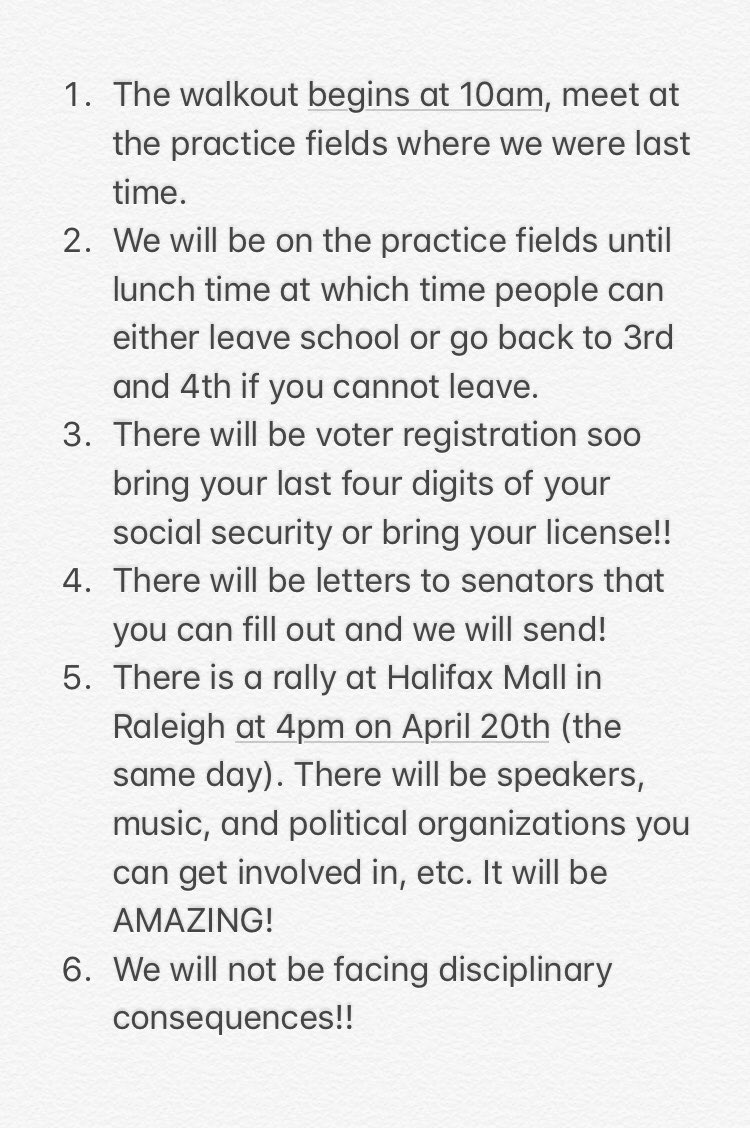 AFHS SCHOOL WALKOUT tweet media