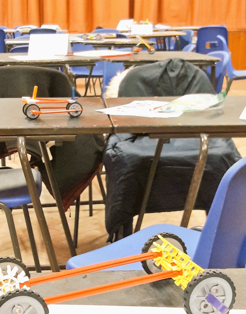 CallyAtkinson's tweet photo. Some of the imaginative creations by Y9 students @Bishop_Vaughan yesterday, one of the #RAF100 events in Wales this week. Such #inspiring young people with so much #potential @TheEDTUK @rafyouthengage #STEM #beanengineer https://t.co/vpnwLZBiGP