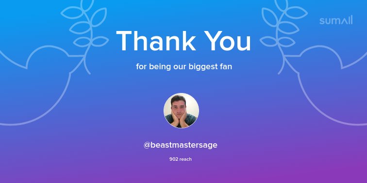 blvkrice's tweet photo. Our biggest fans this week: @beastmastersage. Thank you! via https://t.co/r5QlaoScnm https://t.co/QSSHNefY1Q