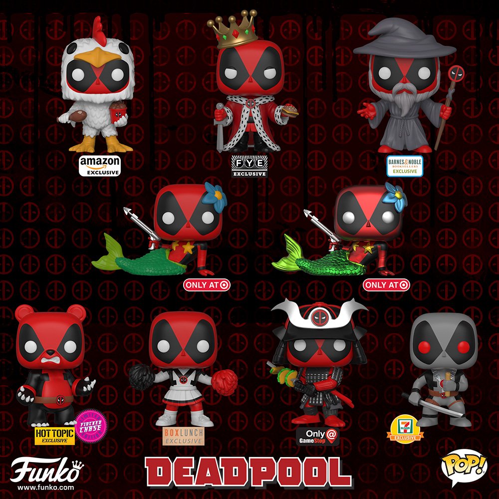 Funko on X: Coming Soon: Deadpool Pop! Exclusives! #Deadpool