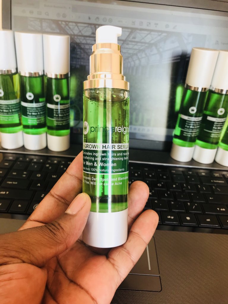 Finally it’s here in South Africa the Oprah’s miracle beauty product; Princereigns -  ingrown hair serum from the USA. Ladies and Gents, say goodbye to ingrown hair. (youtu.be/f4zA5a8a7IA) contact me on 0614506000