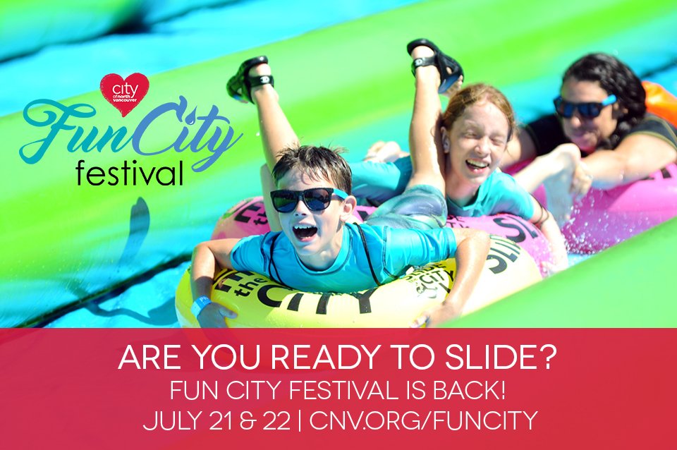 Are you ready to slide? #FunCityFestival returns July 21 & 22. cnv.org/FunCity #NorthVan https://t.co/c3at6Z0MoT