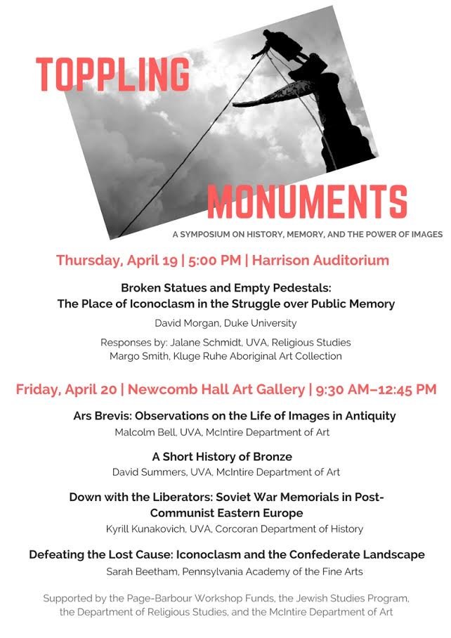 SarahBeetham's tweet photo. On my way to #Charlottesville to speak at this awesome event #ConfederateMonuments #TopplingMonuments #TeachableMonuments #iconoclasm https://t.co/DvpOcgklZ7