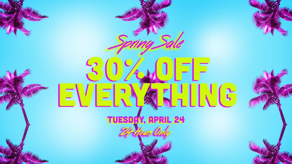 MaxonRedGiant's tweet image. 📢 Win things! 📢

RED GIANT SPRING SALE 2018 is coming Tuesday, April 24! 30% off everything!

Follow us + Retweet this by 6am PDT tomorrow for a chance to win everything we make! Include #RGSpringSale if you Quote RT!

bit.ly/2HqtYuR