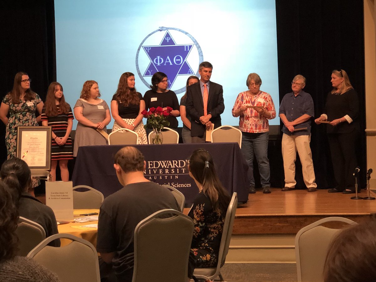 rcrogersTX's tweet photo. Excited to be at the Phi Alpha Theta Honor Society initiation and History Career &amp; Networking event.  @SEUCareer https://t.co/Eh6q4uwVAq