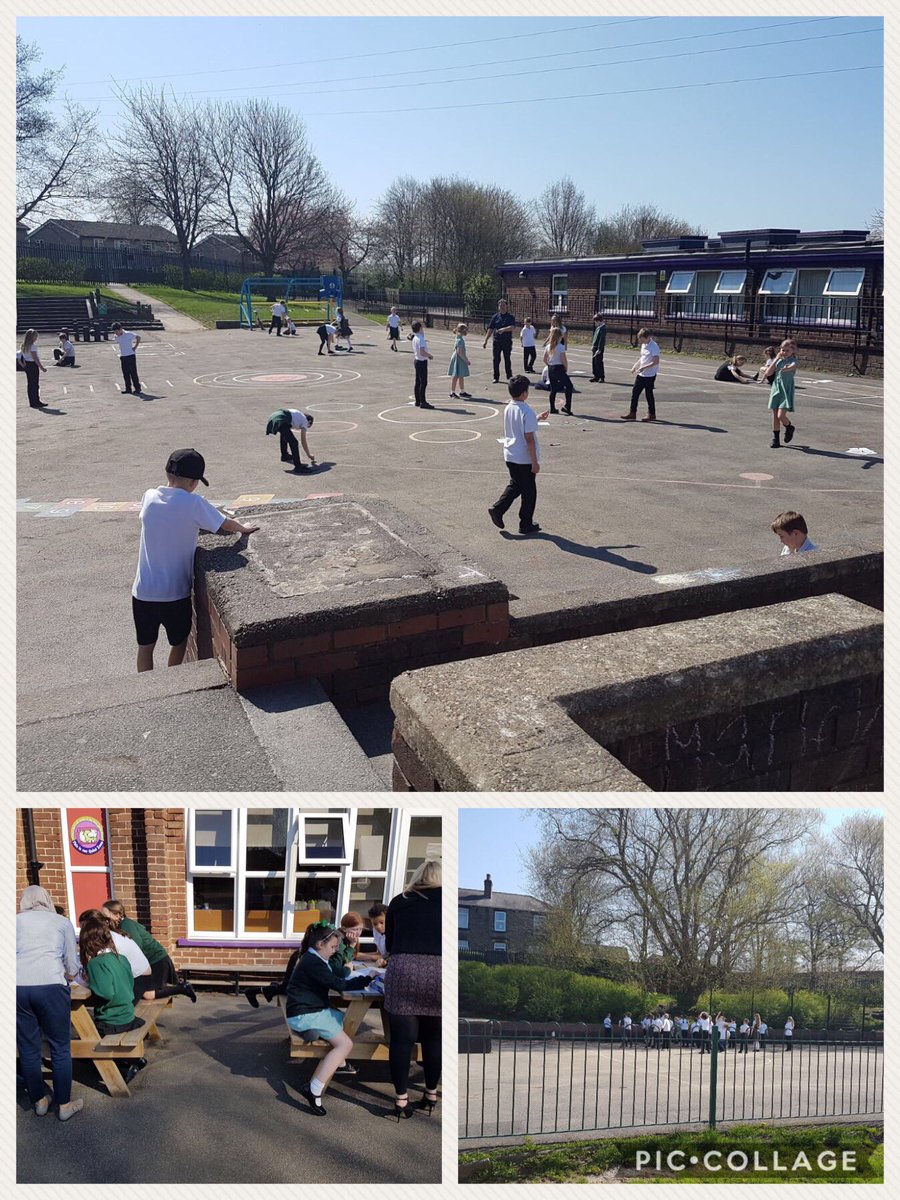 OrchardPrimaryA's tweet photo. Our teachers have made the most of the 2-day British summer today! Some great outdoor learning. #successfulstudents @SouthPennine https://t.co/4ed6oRiTWM