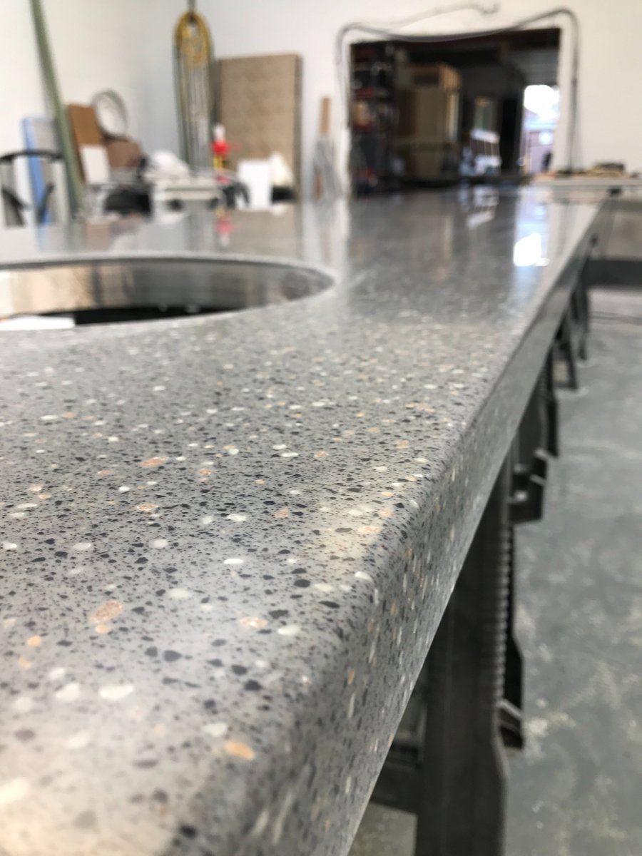 just a little 5mtr x 900mm <a href="/HanexUK/">Hanex UK Ltd</a> Gravel ,servery counter top on the way to Weston super Mare today