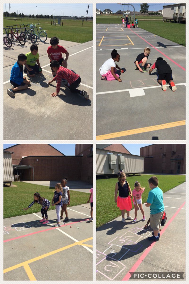 TXCounselor22's tweet photo. @MuellerKISD who says learning about procedural text can’t be fun! #hopscotcholdiebutgoodie# https://t.co/kxxMerGppC