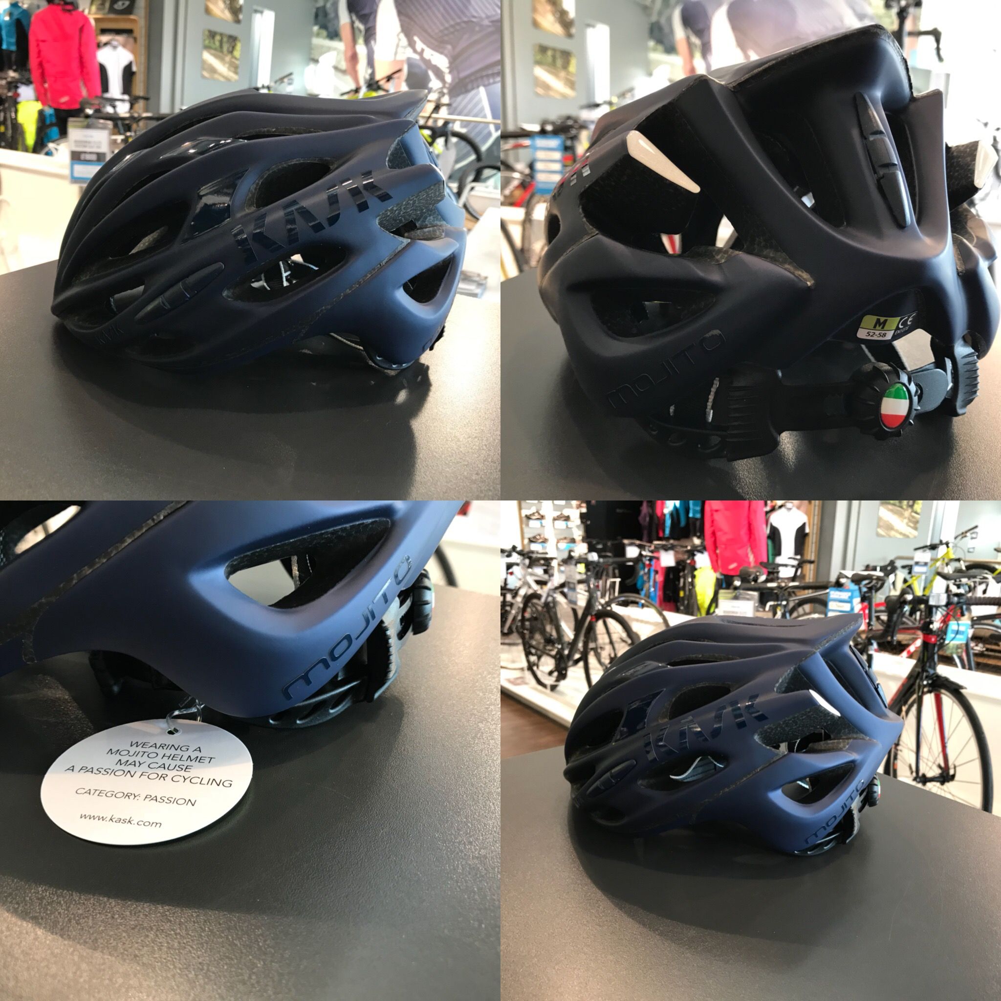 kask mojito x matt road helmet