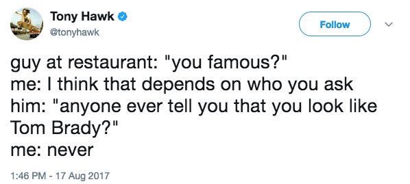 SkateboardVine's tweet photo. One day someone will recognize Tony Hawk 😂 https://t.co/EDxW0m0rxU