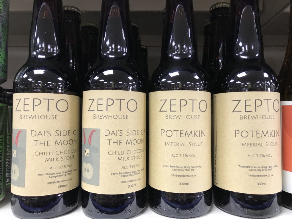 Brand new beers have just arrived in store to enjoy with the sun - loads of goodies including must try new local rarities from Caerphilly’s <a href="/zeptobrew/">Zepto Brewhouse</a> - ‘Dai Side of the Moon’ &amp; ‘Potemkin’