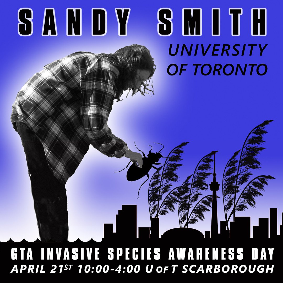 gtainvasion's tweet photo. A major factor allowing invasive species to take over (beyond human stupidity) is a lack "natural enemies" in the ecosystems where they arrive. #gtainvasion Sandy Smith will discuss the science &amp; application of biological control as a solution for biological invasions in the GTA https://t.co/HlWpHIiIRm