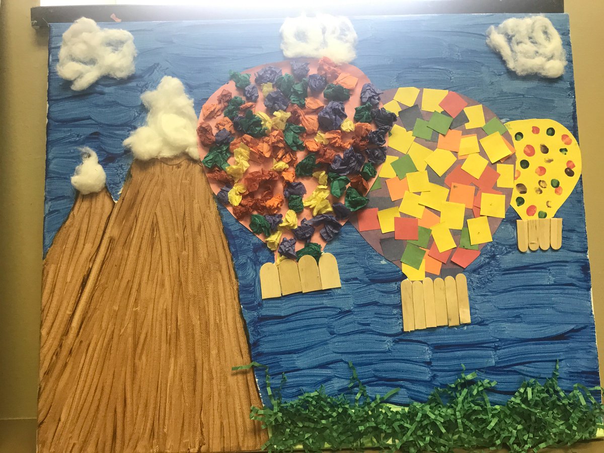 UTHSCSOTA's tweet photo. Oh! The places you'll go! Come check out artwork like this and many more great pieces, May 8th! More info at the link in our bio! #ot #OccupationalTherapy https://t.co/qFATrAxg5E