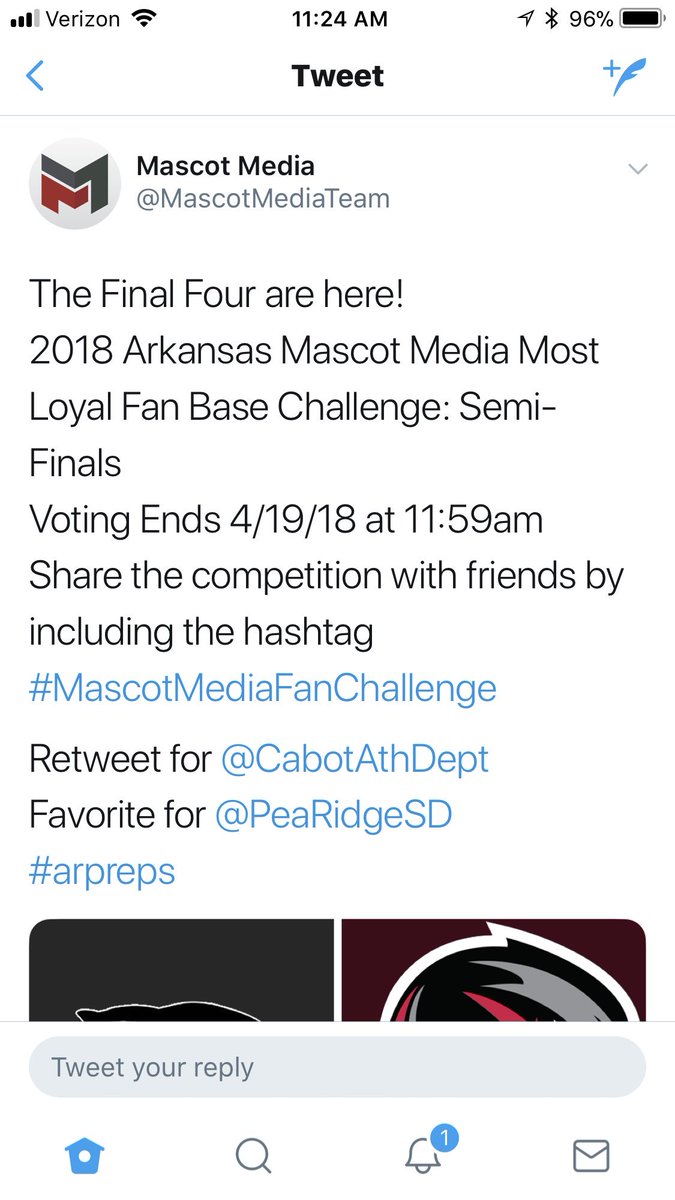 Push the heart icon for your PR Blackhawks! ❤️ #MascotMediaFanChallenge