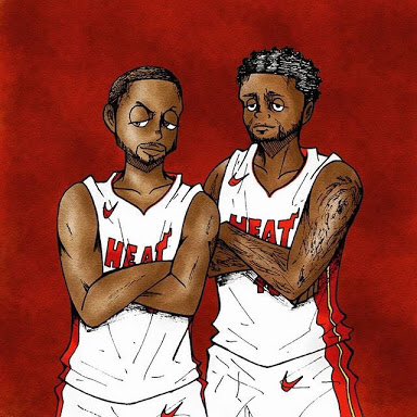 JuneJoseph's tweet image. Name a duo in #nbahistory dt r both #UNDERSIZE in their position G/PF but leads their Franchise in every possible stats/records. And who has 💍💍💍not named @ThisIsUD &amp;amp; @DwyaneWade #HeatNation #heatliferz #LetsGoHeat #WhiteHot #LetsGo @MiamiHEAT