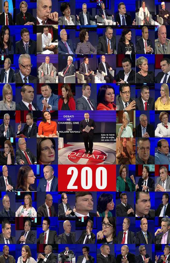 RolandQafoku's tweet photo. Sot eshte puntatat e 500 e emsiionit Debati ne Channel One. Falenderime te gjithe bashkepunetoreve dhe te ftuareve. https://t.co/KfHj0JKg2j