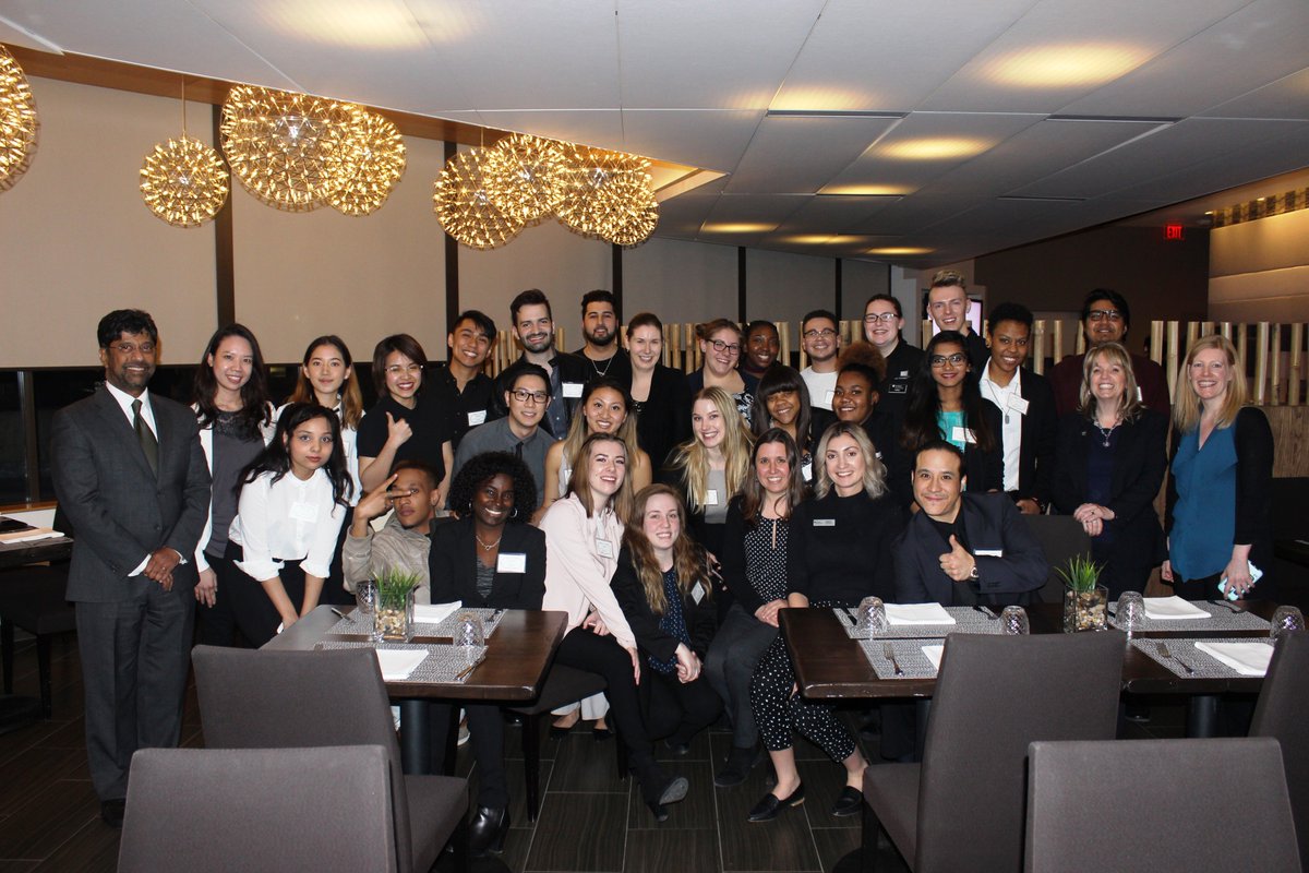 I had so much fun at the Hospitality Champions Dinner yesterday evening! I loved having the opportunity to get to know our #HumberHospitality students better. I can see why you were all nominated by <a href="/KristyAdamsHosp/">Kristy Adams</a> &amp; faculty🙂