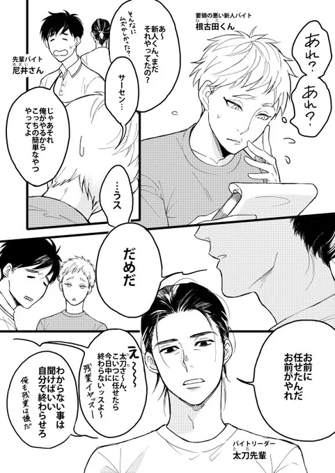 オリジナルビーエル「根古田くんと太刀先輩:1」※2があるかはわからない 