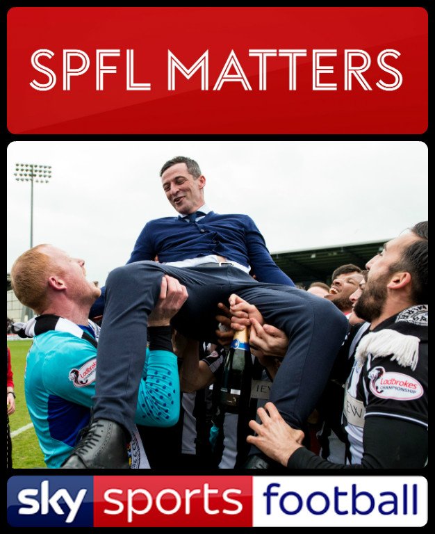 SPFL MATTERS Fresh off the back of winning promotion back to the Scottish Premiership with @saintmirrenfc- Jack Ross joins Kris Commons & Kris Boyd on tonight's show. 6pm on @SkyFootball ⚽ 11.15pm Repeated 🔁 Available On Demand afterwards 📺