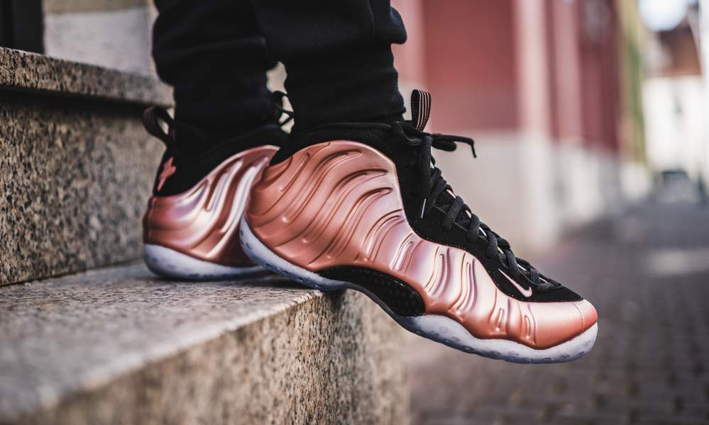 rose gold foamposites release date
