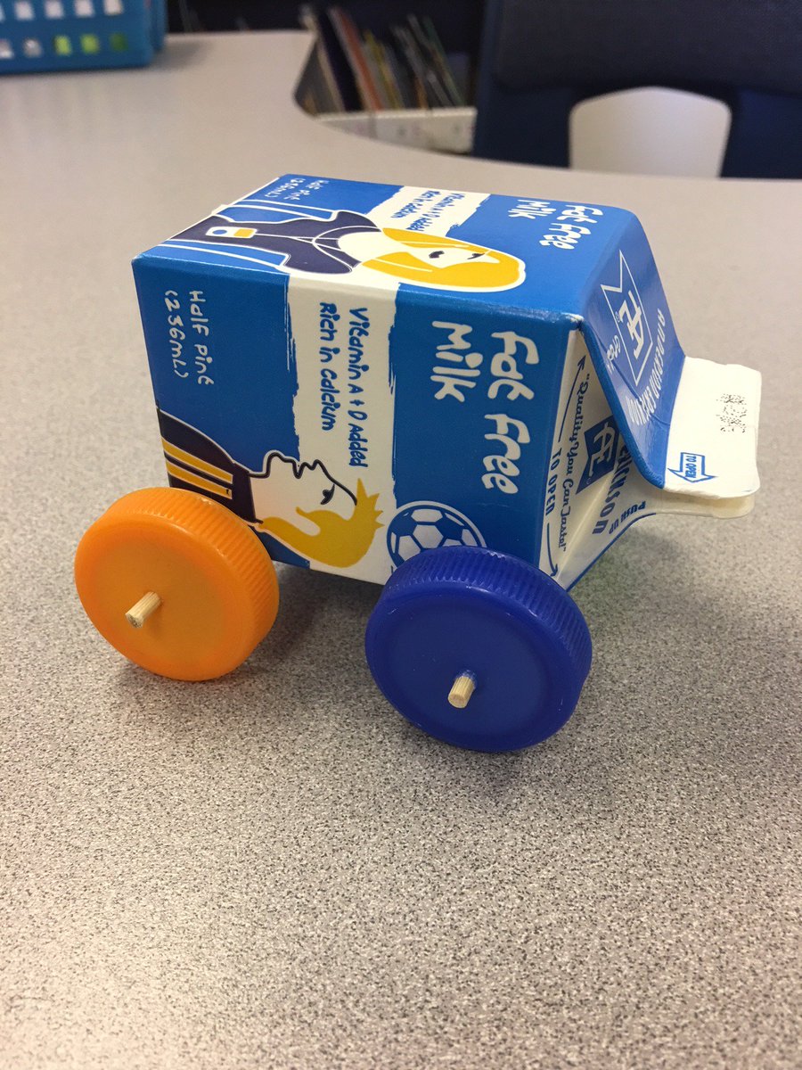 DeeHellmich's tweet photo. We are needing milk caps to make cars for West's Outfly day, May 18th. Drop them off at the West office, or send them with a West student.  #ehawkpride https://t.co/1mTgodtI1y