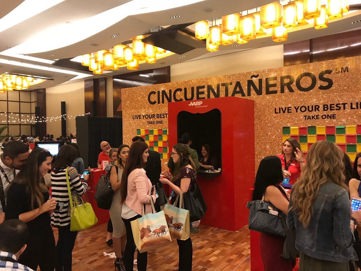 Margie_Sol's tweet photo. It’s a packed house at #hispanicize2018! @ypena023 @AARPFL https://t.co/Y81rDfeHB3