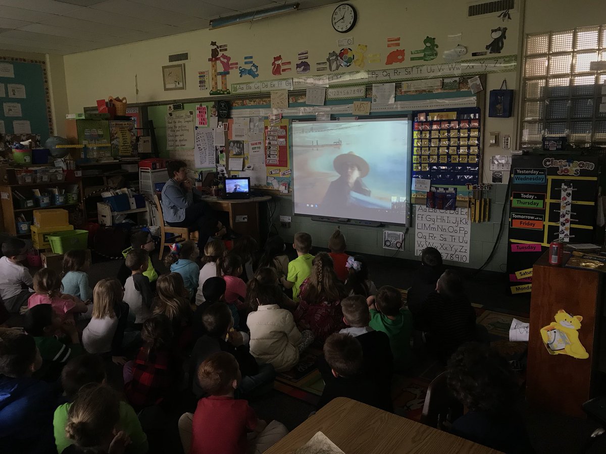 dduffy524's tweet photo. Today, Primary classes at @QuestElementary Skyped with a ranger from Yellowstone National Park! We learned all about landforms, animals, adaptations, and food chains. Thanks @YellowstoneNPS ! #wearequest https://t.co/1cbl6iNoHw
