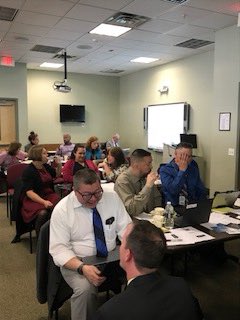 NASTECHTweet's tweet photo. Nassau BOCES and Eastern Suffolk BOCES collaborating on discussion topics and sharing best practices at our joint April NASTECH meeting @NassauBOCES @ESBOCES https://t.co/cNAZVxNjxf
