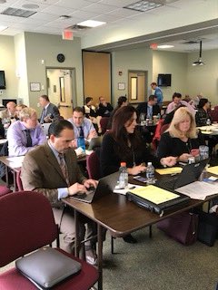 NASTECHTweet's tweet photo. Nassau BOCES and Eastern Suffolk BOCES collaborating on discussion topics and sharing best practices at our joint April NASTECH meeting @NassauBOCES @ESBOCES https://t.co/cNAZVxNjxf