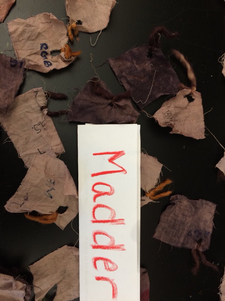 MsNewburn's tweet photo. #7thgraders investigate synthetic &amp; #naturaldyes &amp; impacts of #fastfashion in #science. #NGSS #scichat #fibershed https://t.co/0Z8vHHSLUF