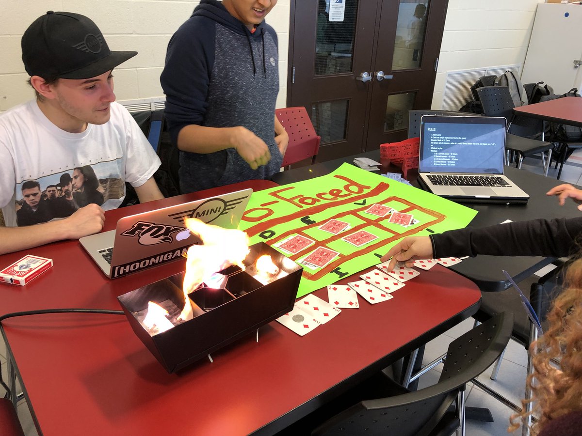 BillyR12's tweet photo. Casino day at Hayden. The grade 12 Data classes are showing their knowledge of probability while having some fun #haydenmath #casinoday https://t.co/yUAbyP85zm