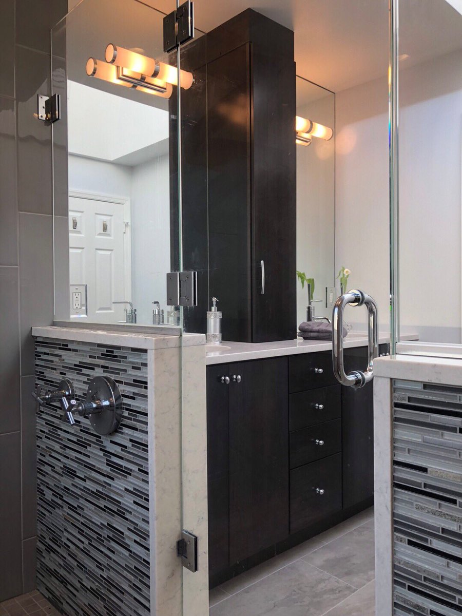 HarbingerPH's tweet photo. Another happy #DCIStudio client! This recently completed Master Bathroom fulfilled all our client's shower and vanity dreams. Our favorite part? The skylights that let beautiful natural sunlight flow into this serene space 💙 #DesignedByDCIStudio https://t.co/hDM9QMqpPz