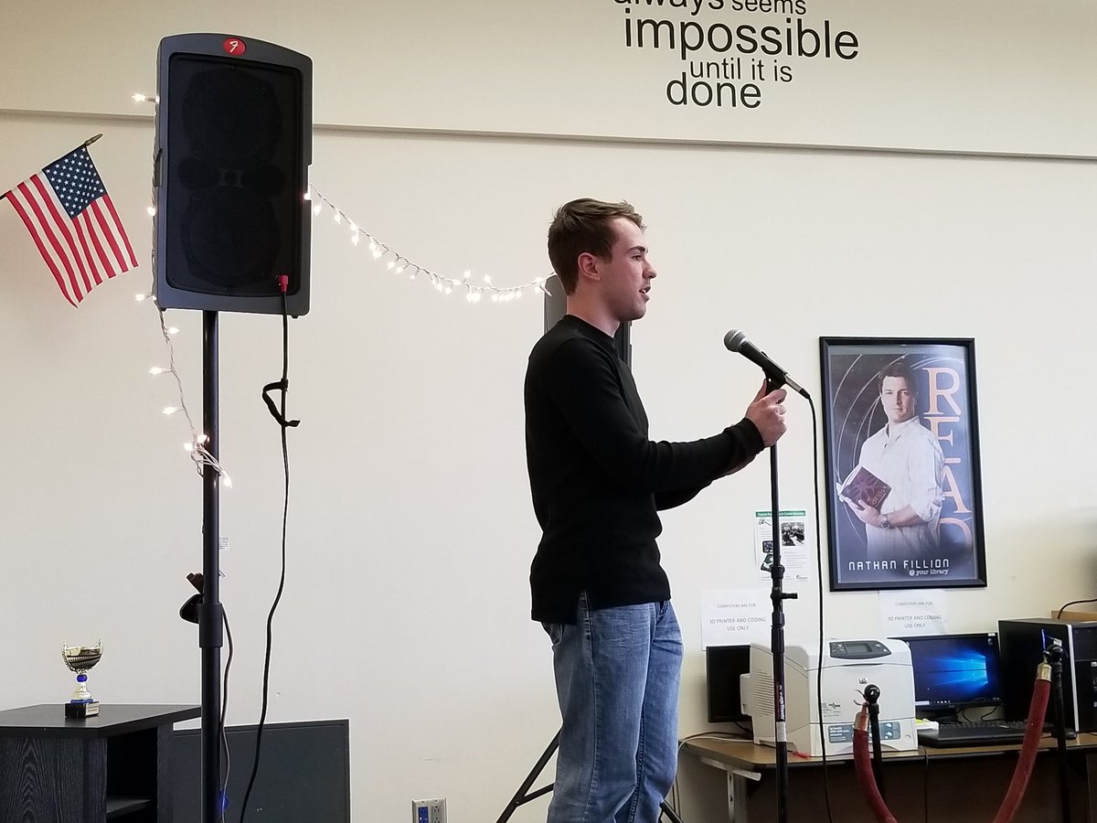 1st Annual Blue Eagle Story Slam Competiton now underway!